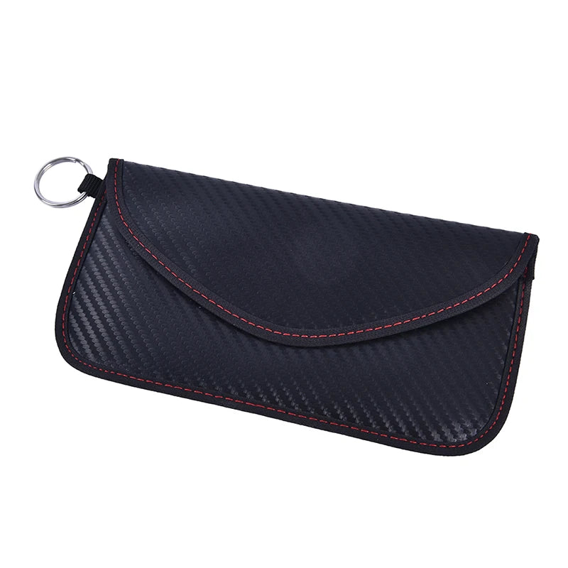 Car Key Signal Blocking Shield Case Faraday Bag Protector Pouch Signal Blocker Case RF Signal Safe Lock Bag For Car Keys Oasis Select