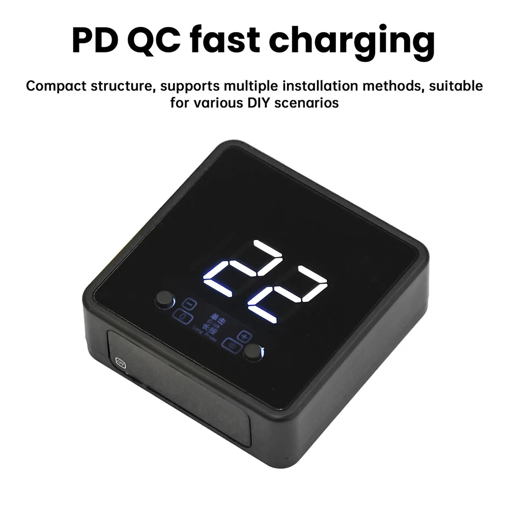 4Pin Fan PWM Speed Controller Digital Display Remote Control DC 24V 12V 5V Controller Gonvernor for DIY PC Cooling Oasis Select