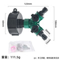 Garden 2 Way Water Pipe Connectors Pipe Adapter Hose Y Shape Splitter Valve Three Way Plastic Valve with Switch Oasis Select switch
