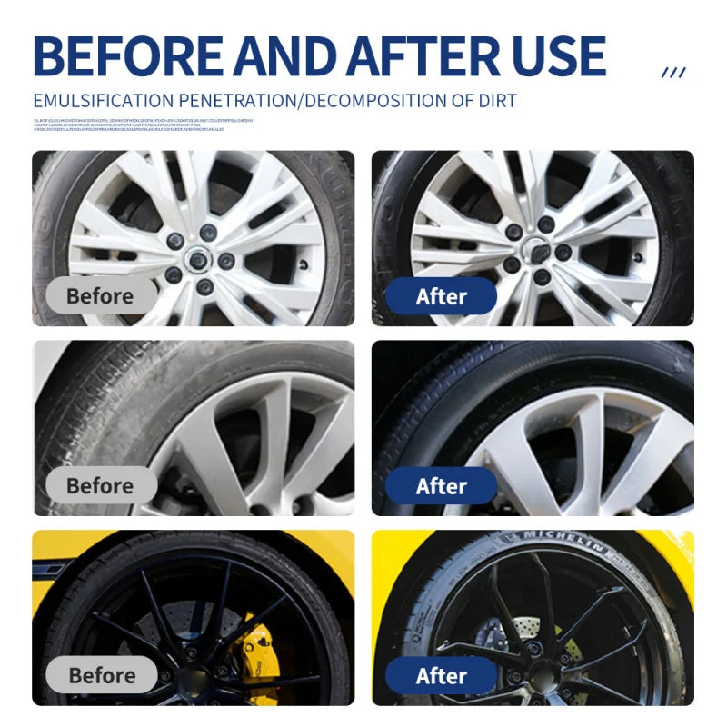 Car Tire Blackening & Plastic Polishing Maintenance Wax