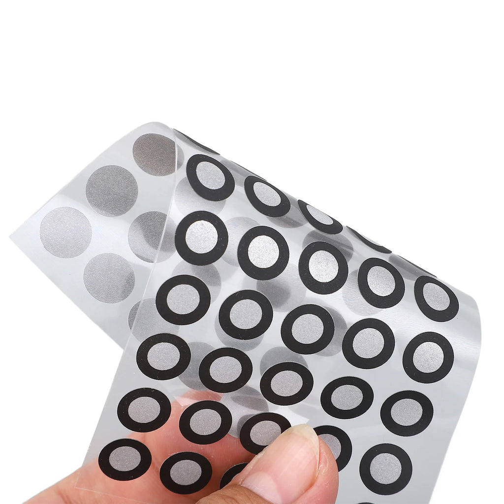 1000 Pcs/20 Sheets 3D Scanning Marker ID 6mm OD 10mm High Reflection Strong Adhesion 3D Tracking Dot Reference Point Marker Oasis Select