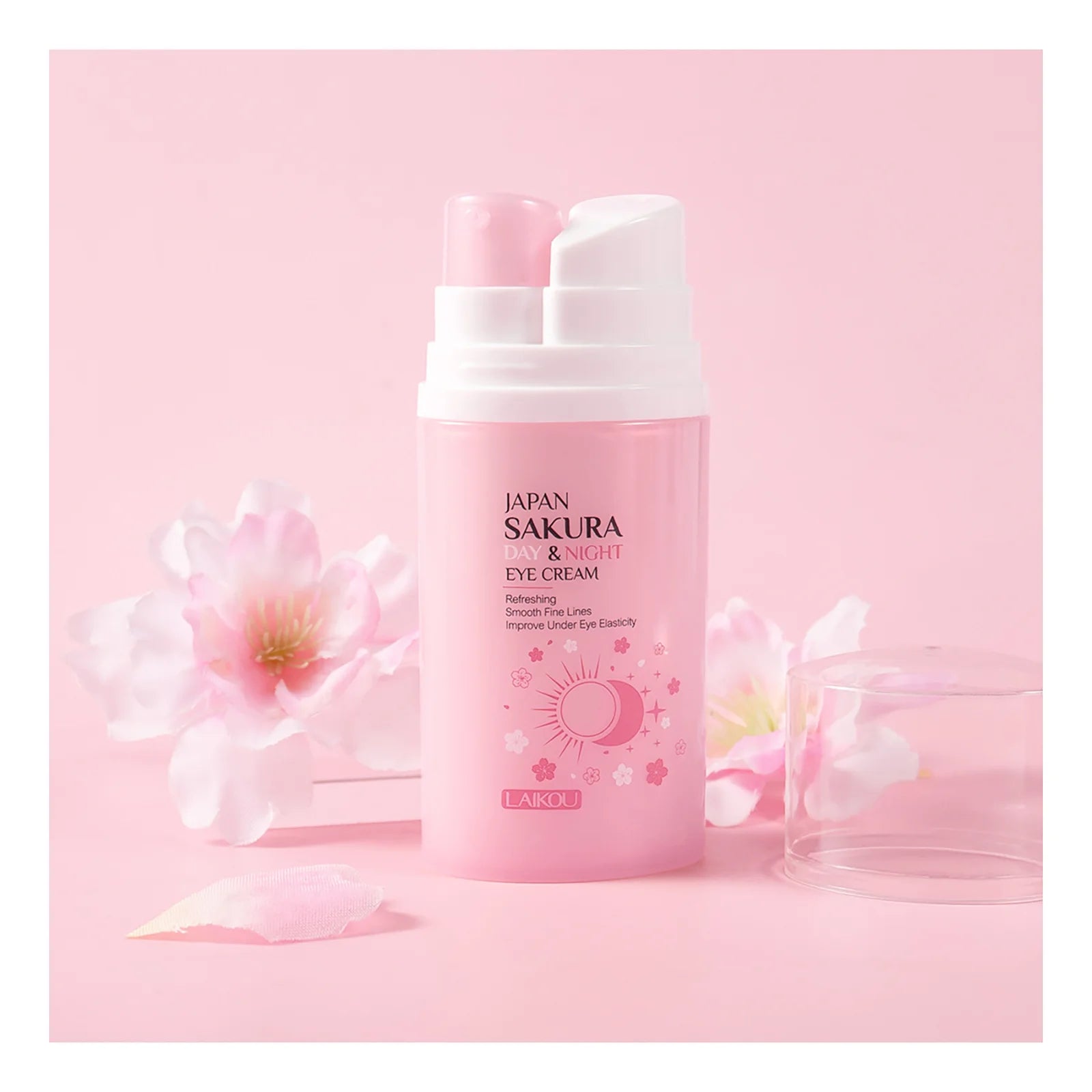 LAIKOU Sakura Day & Night Eye Cream – Anti-Aging Hydration Eye Cream Oasis Select
