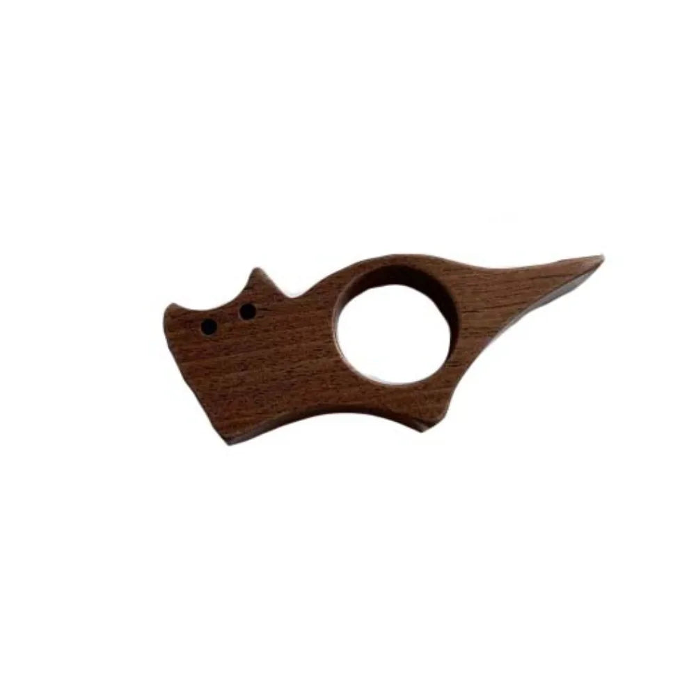 Wooden Material Wooden Thumb Bookmark Anti-Slip Design Cat Shape Reading Thumb Tools Handmade Dog Shape Pages Guide Marker Oasis Select Cat