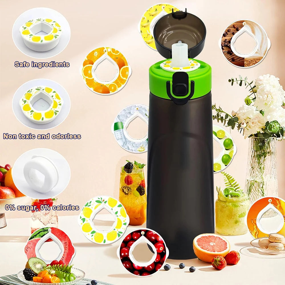 1pcs Flavor Pods for Air Water Bottle Air Bottle Pods Sports Water Cup Rings Outdoor Oasis Select