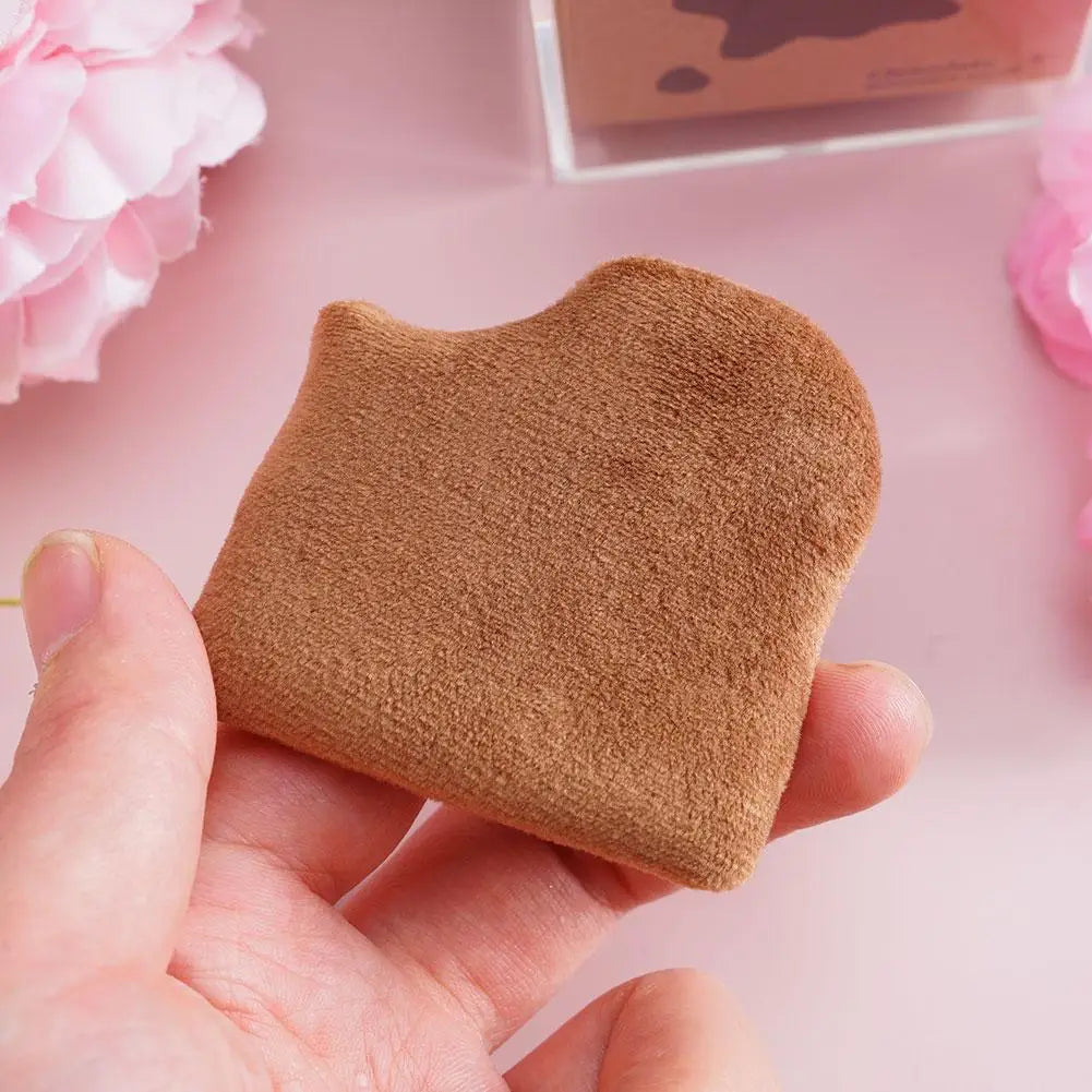 6-Piece Chocolate Powder Puff Set – Air Cushion & Sponge Kit