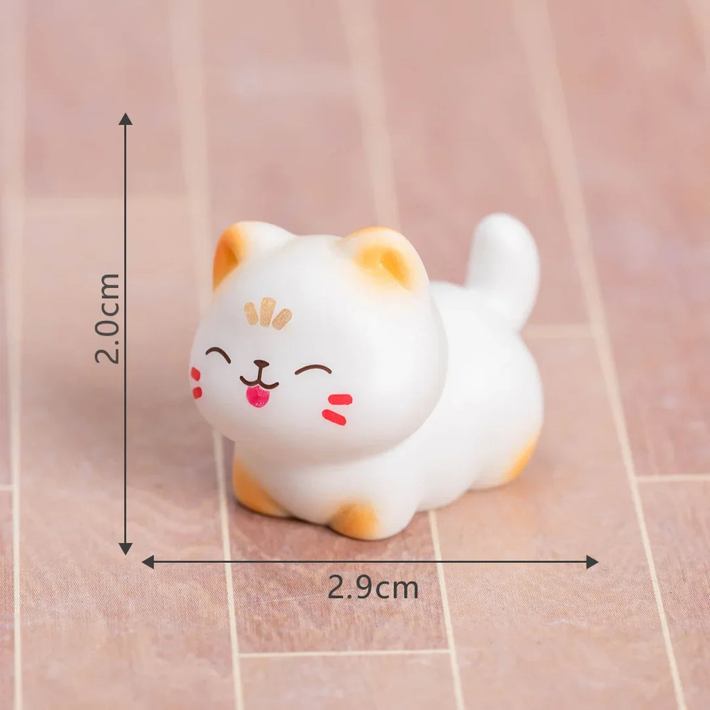 Mini Cats Ornament Fairy Garden Kitten Statue Gift Kids Children Baby Room Decoration Toys Miniature Figurines Home Decor Oasis Select Style4 Kitten s family