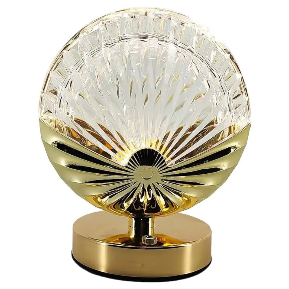 Dimmable Crystal Mushroom Table Lamp | 3-Color Touch LED Night Light LED Touch Table Lamp Oasis Select Style 1