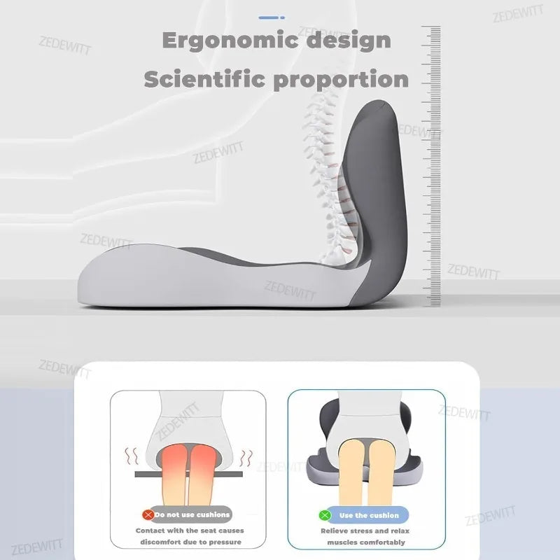 Car Seat Waist Pillow Comfortable Memory Foam Lumbar Support Cushion Office Chair Cushion Car Interior Accessories Soft Pillows Oasis Select