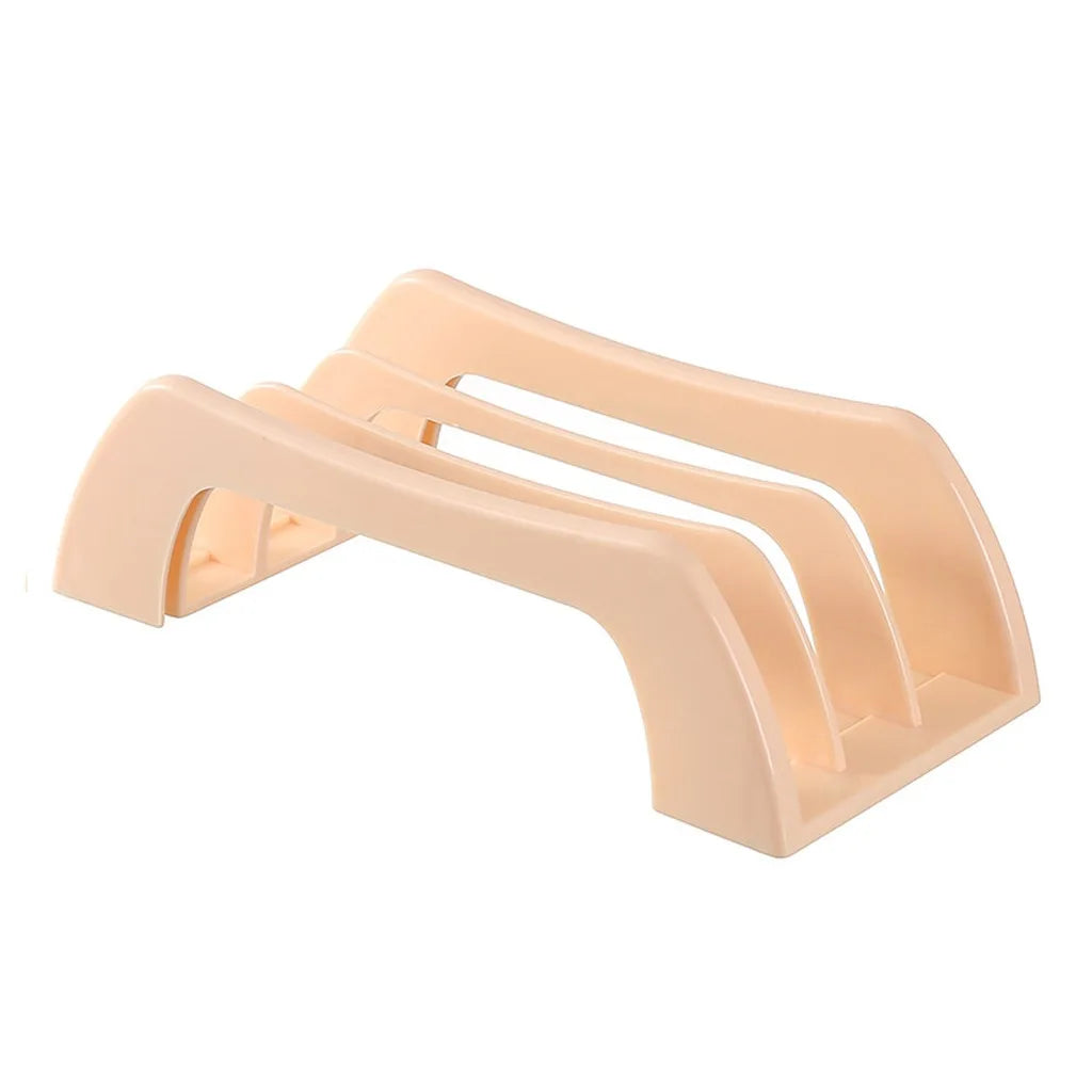 Countertop Organizer Moisture Resistant Kitchen Storage Rack Pot Lid Holder Multifunctional Cutting Board Holder For Utensil Oasis Select Beige