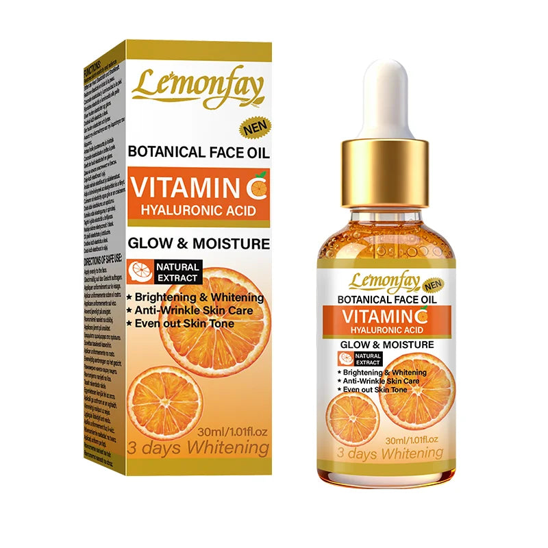 Lemonfay Vitamin C Face Oil & Hyaluronic Acid Brightening Serum