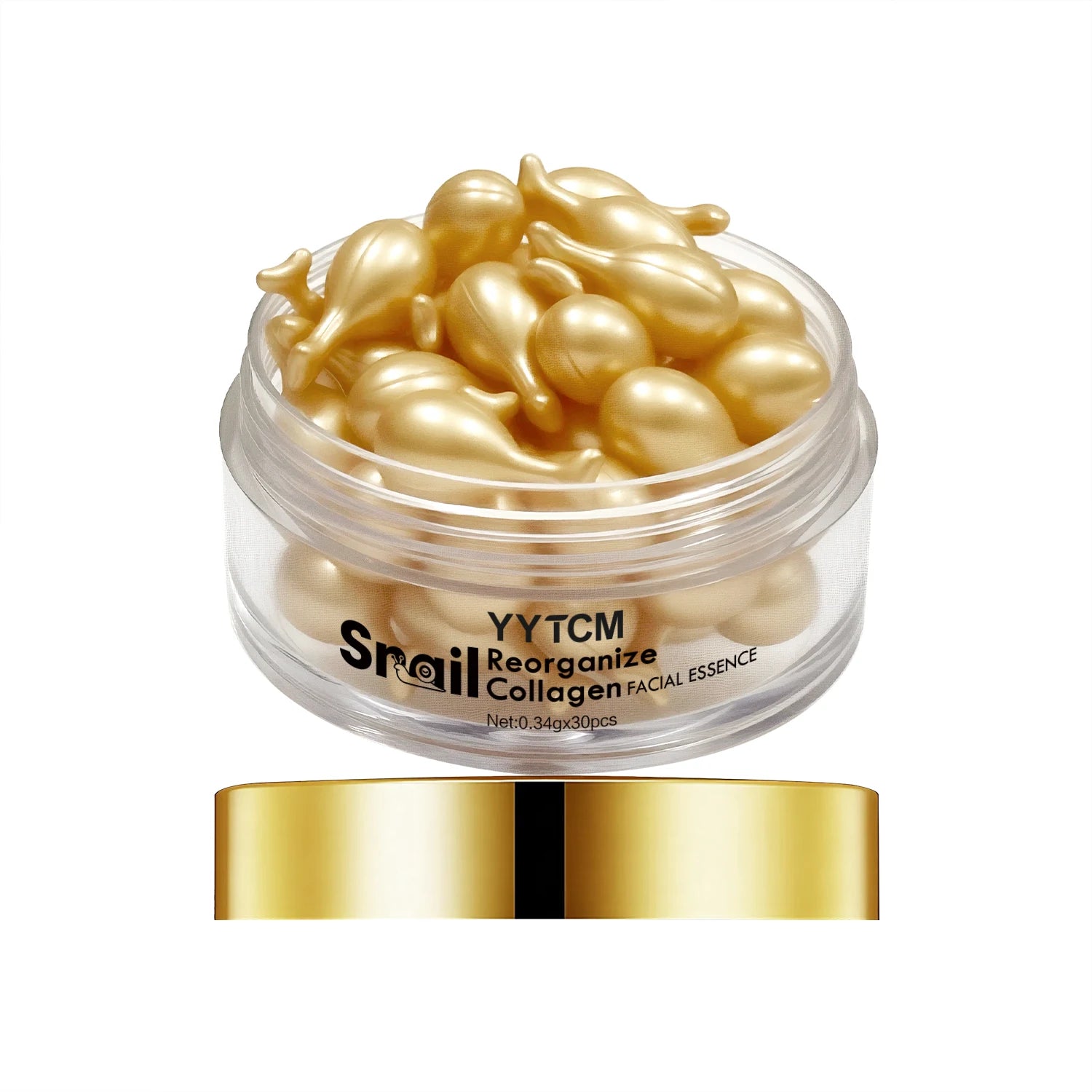 Snail Collagen Serum Capsules – Hydrating, Firming & Squalane Face Serum Capsules Oasis Select 1 Bottle 30capaules