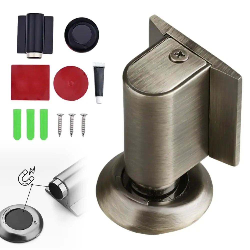 2026 New Magnetic Door Stopper - Heavy Duty No Drill Invisible Door Wedge for Bottom of Door, Keep Doors Open Oasis Select 5