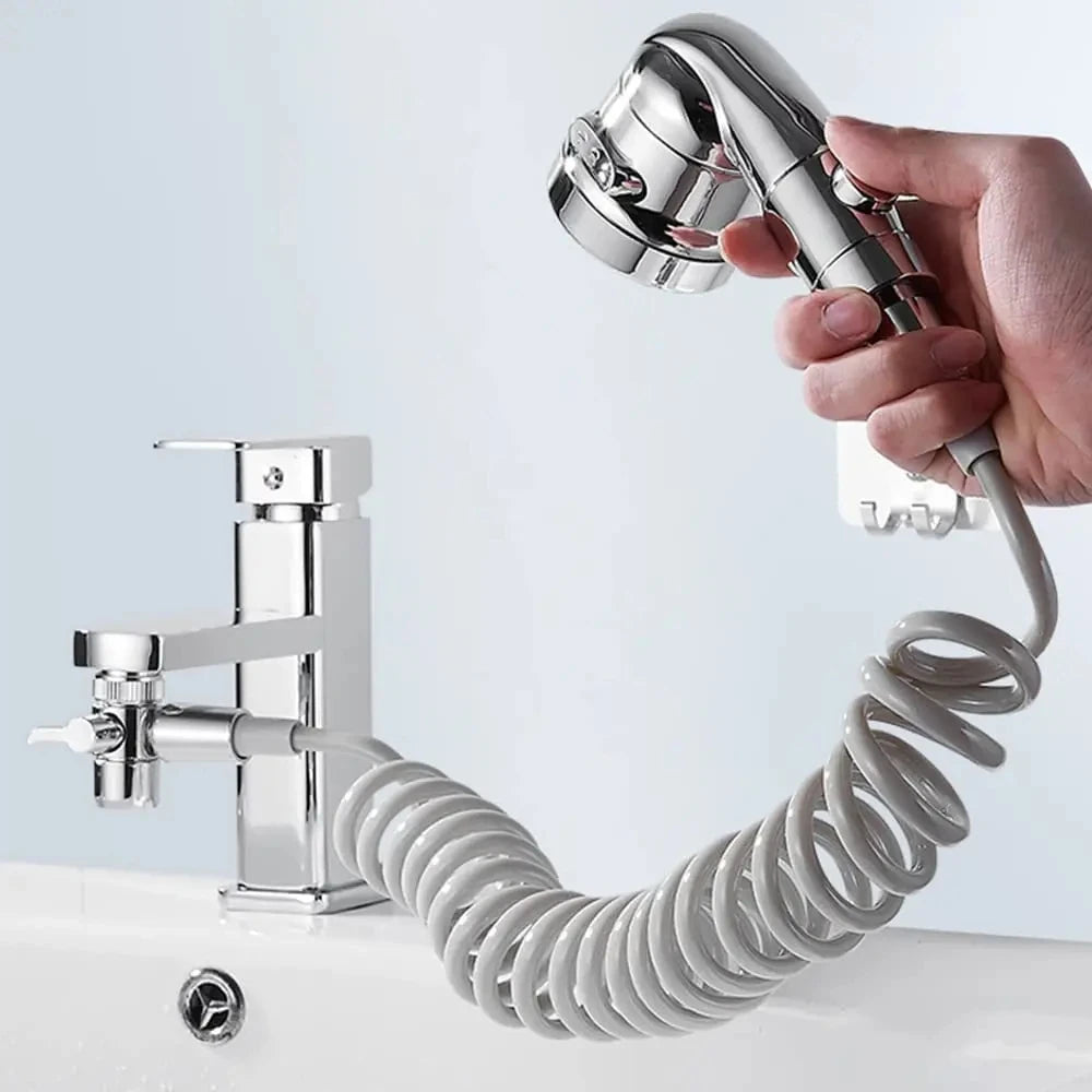 New Handheld Faucet Diverter Valve Shower Head For Home Bathroom Kitchen Faucet Adapter Set Adjustable Diverter Valve Faucet Oasis Select