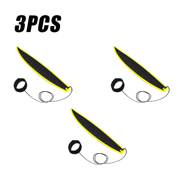 10PCS Finger Surfboard Mini Fingertip Surfboard Toys Surf Wind Mini Board Children's Toys Birthday Gift Novelty Toys Oasis Select Yellow-3PCS