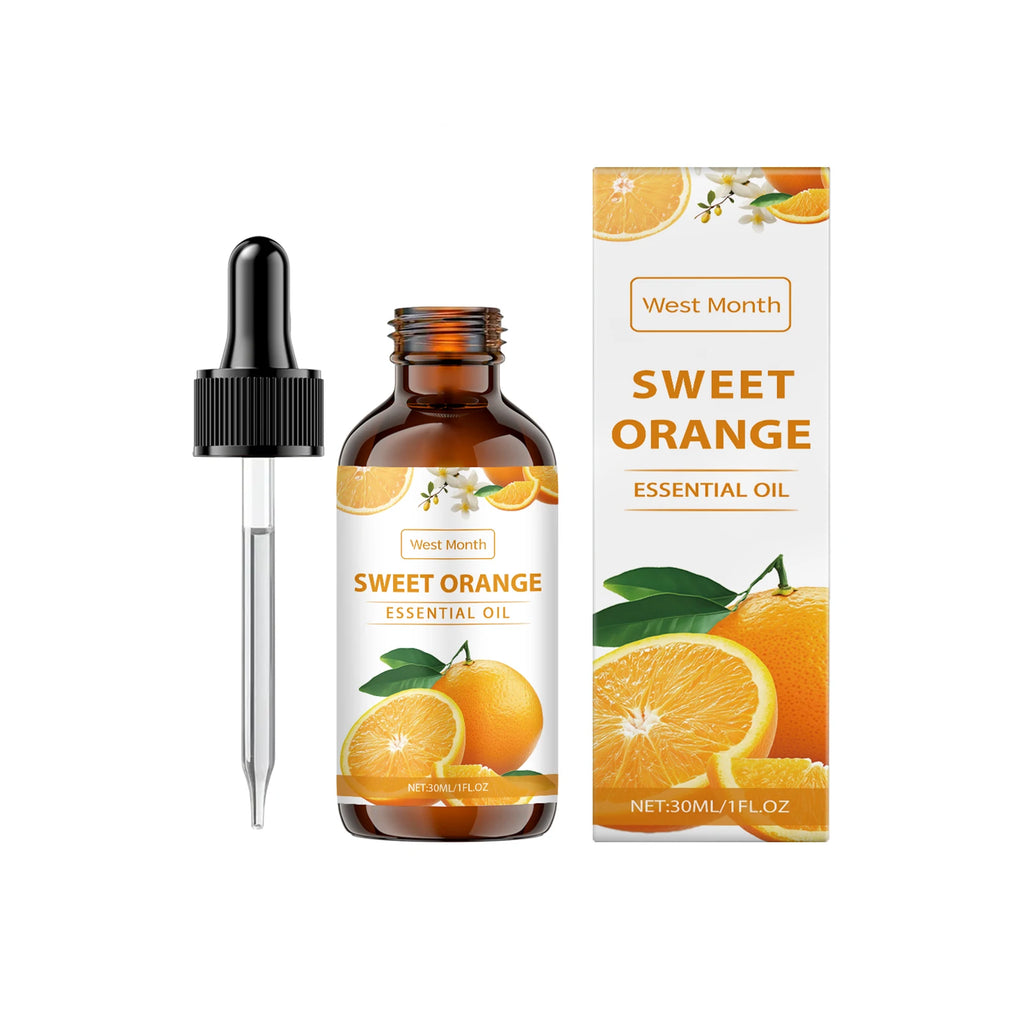 Sweet Orange Essential Oil For Body Massage Hydrating Nourishing Smoothing Skin Care Freshness Long-lasting Fragrance Oasis Select 1Pcs 30ml Sweet Orange