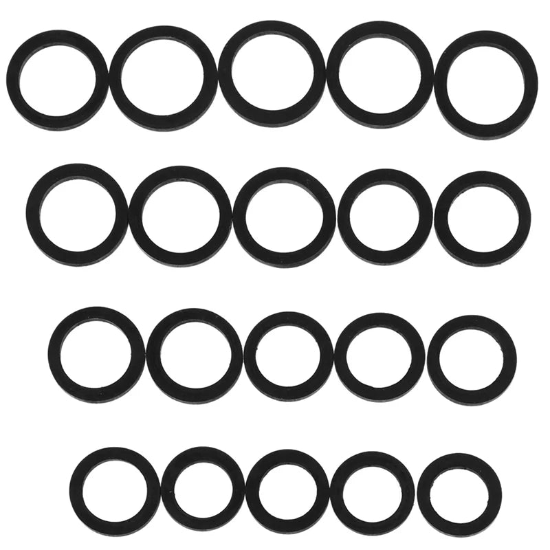 New Sale 20PCS Mixed Idle Tire Wheel Belt Loop Ldler Rubber Ring For Cassette Deck Recorder Tape Stereo Audio Player Oasis Select