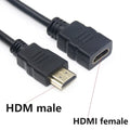 3m 2m 1m HDMI-compatible Extension Cable Adapter HDMI Male to Female Extender Cable 1080P for HD TV LCD Laptop PS3 Projector Oasis Select 3m