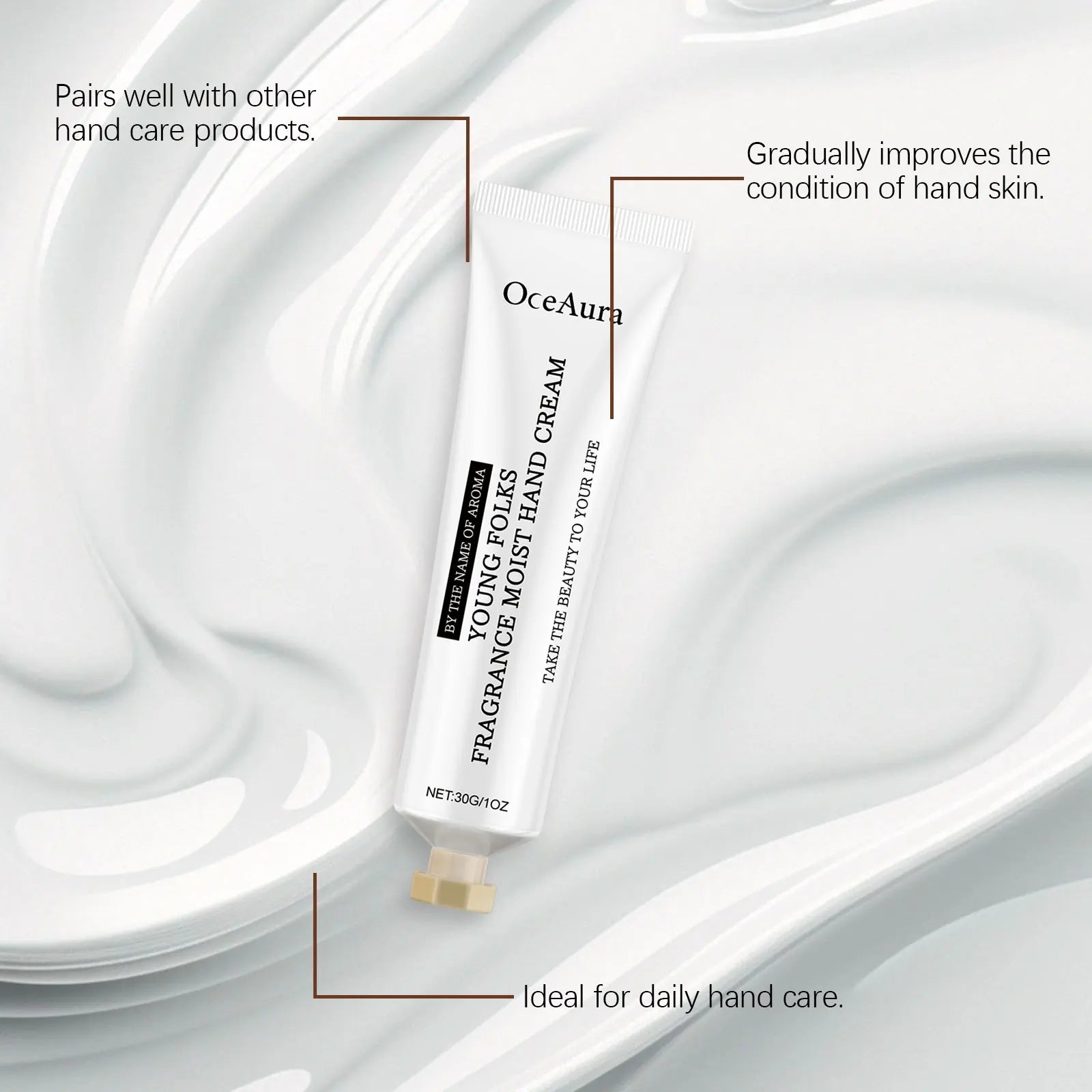 Moisturizing Fragrance Hand Cream Nourishing Anti-Freezing Anti-Cracking Softening Tender Skin Hand Lotion Quick Absorbing Oasis Select