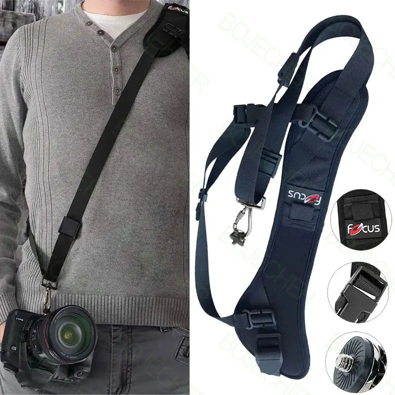 High Quality Focus F-1 Shoulder Camera Strap Shoulder Sling Belt Neck Strap DSLR SLR Cameras Accessories for Canon Nikon Sony Oasis Select
