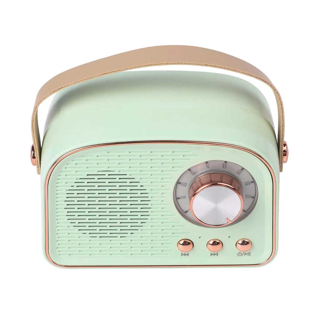 Portable Retro Wireless Speaker Bluetooth-compatible Cute Loudspeaker With FM Radio Speaker Music Stereo Sound Oasis Select