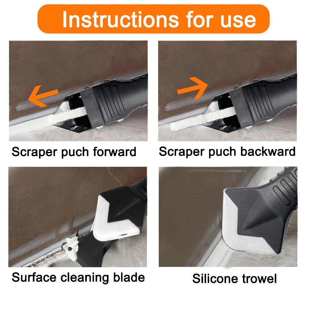 5-in-1 Caulk Remover & Smoother Tool Set – Sealant Kit Caulk Remover Tool Set Oasis Select