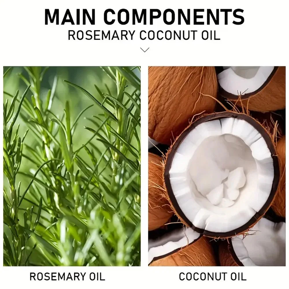 Rosemary Oil Hair Essential Coconut Oil Improve Hair Loss And Nourishes Strengthen Hair Roots Scalp Treatment Hair Care Oasis Select