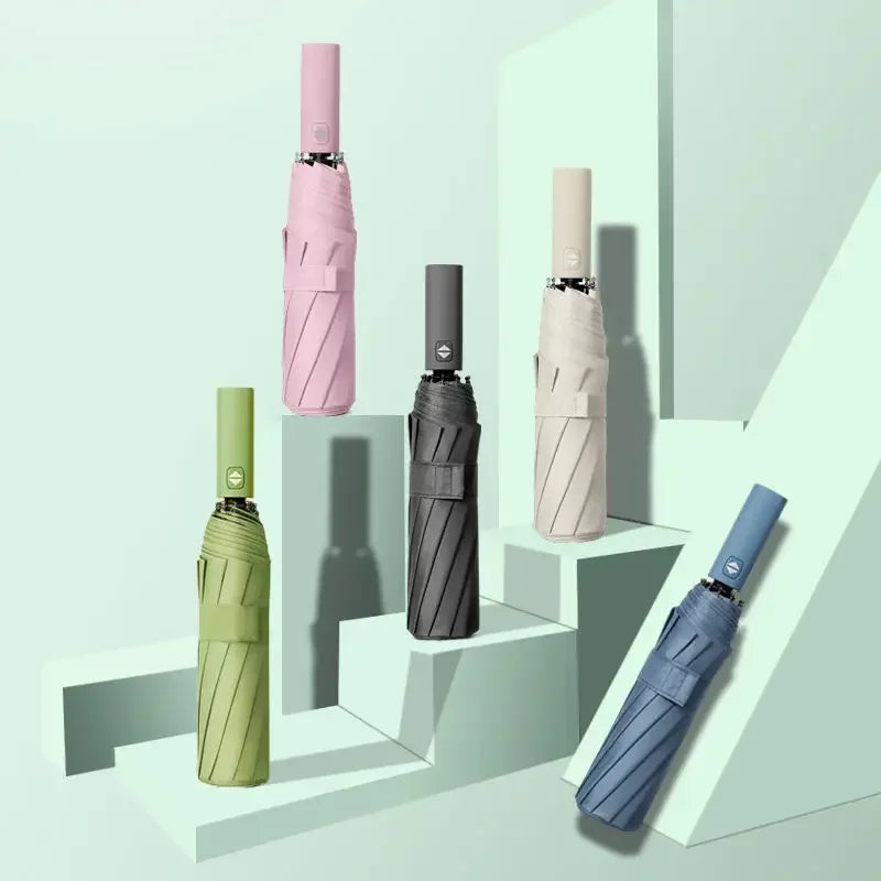 Morandi Fully Automatic Umbrella Black Glue Sunscreen Sun Umbrella Plus Sun Umbrella Wholesale Oasis Select