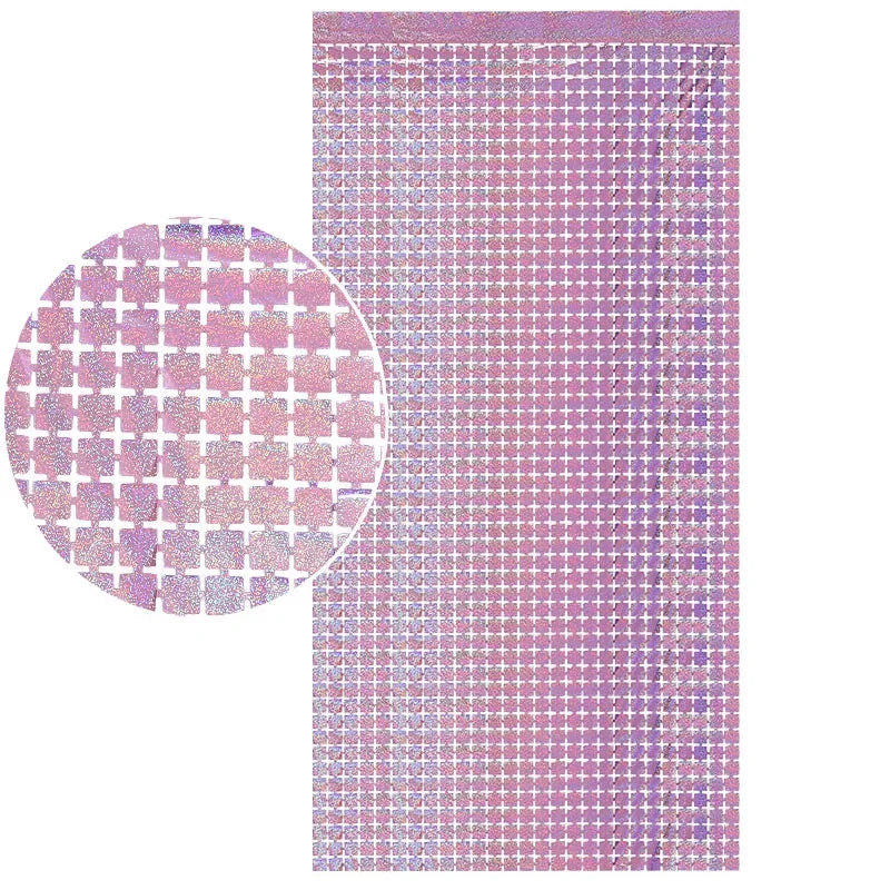 Glitter Foil Fringe Curtain Backdrop | Party & Wedding Decor
