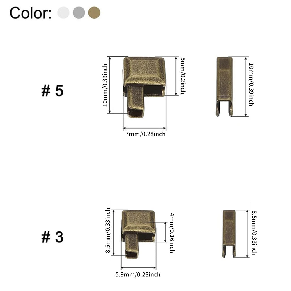 Zipper repair kit fixing box and insertion pin 3#5#8#10 for bag coat clothing opening zipper replacement Oasis Select