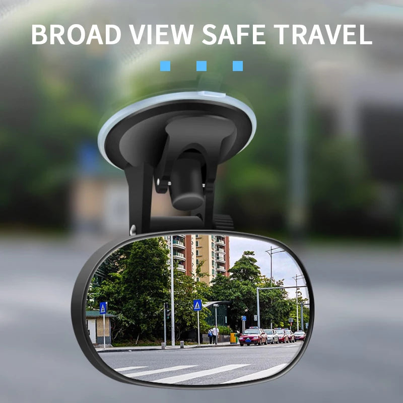 360° Rotatable Car Baby Mirror | Dashboard & Sun Visor Mount