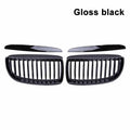 Car Front Bumper Grilles for BMW E90 E91 3 Series 323I 328I 335I 330I 325I 05-08 ABS Pulleco Grille Racing Grill Gloss Black Oasis Select Gloss black