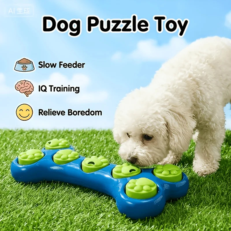 Toys for Relieving Dog Separation Anxiety,Treat-dispensing Puzzle Feeders, Anti-choke Slow-eating Bowls and Food-hiding Training Oasis Select