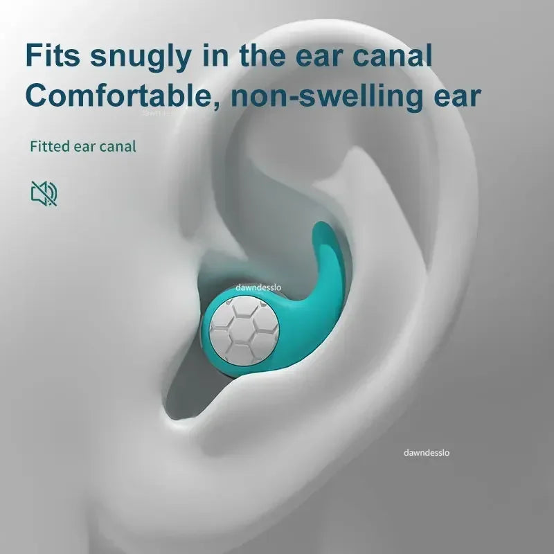Silicone Noise Cancelling Earplugs Noise Filter Sleep Swimming Waterproof Three Layer Mute Earplugs Oasis Select