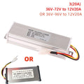 DC 36/48/60/72V to 12V 10A 15A 20A 180W Electric Vehicle DC Converter Electric Power Transformer Oasis Select 320A