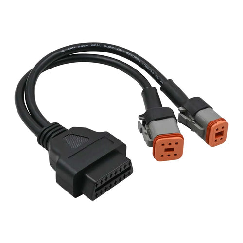2-in-1 Motorcycle OBD2 Connector – 4 & 6 Pin Harley Adapter OBD2 Diagnostic Adapter Oasis Select