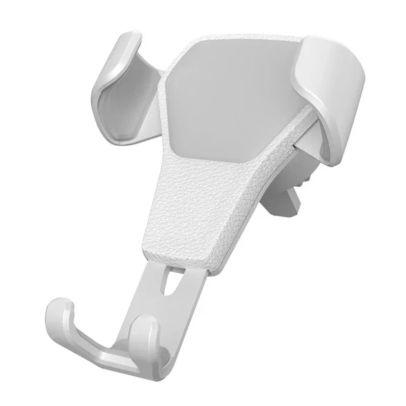 1/2/3/4pcs Universal Gravity Auto Phone Holder Car Air Vent Clip Mount Mobile Phone Holder CellPhone Stand Support For iPhone Oasis Select White 1pc
