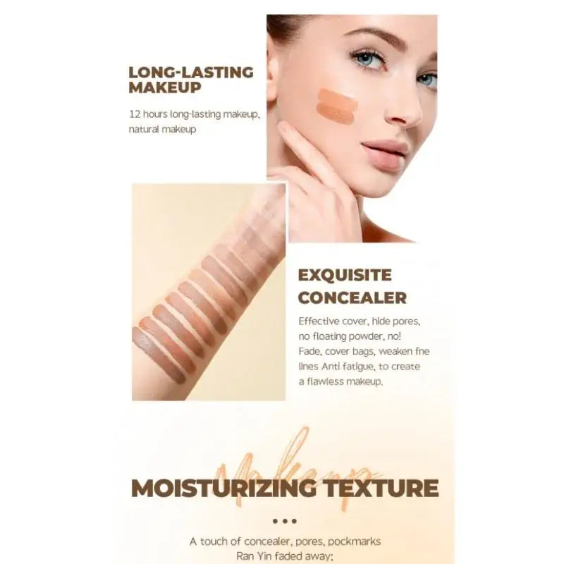 Langmanni Full Coverage Liquid Concealer – Matte & Waterproof
