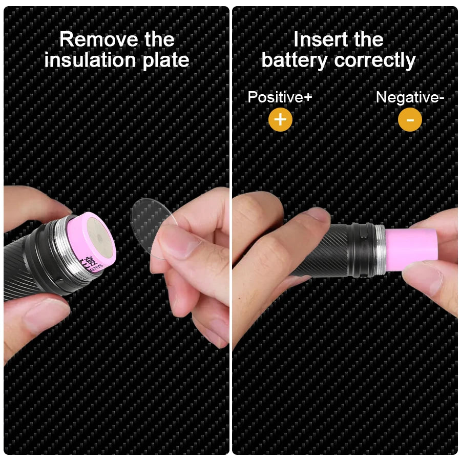 1200LM Aluminum Alloy LED Flashlight Pen Clip Head Torch Super Bright Spotlight Fishing Flashlight with 21700 Battery As A Gift Oasis Select