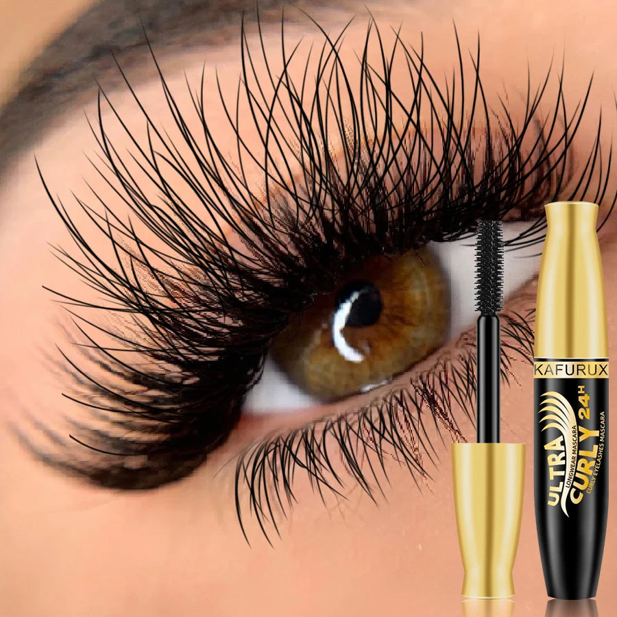 KAFURUX Lengthening Curling Black Mascara – Waterproof