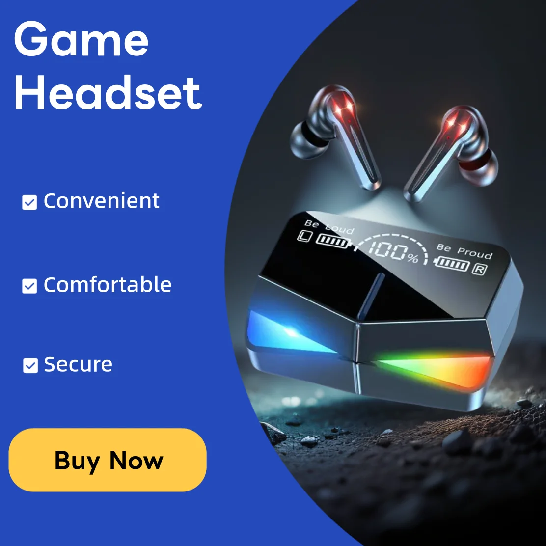 TWS Bluetooth Headphones Wireless Earphones Smart Touch Headset Waterproof Noise Canceling Headphones Game Headset Oasis Select Black