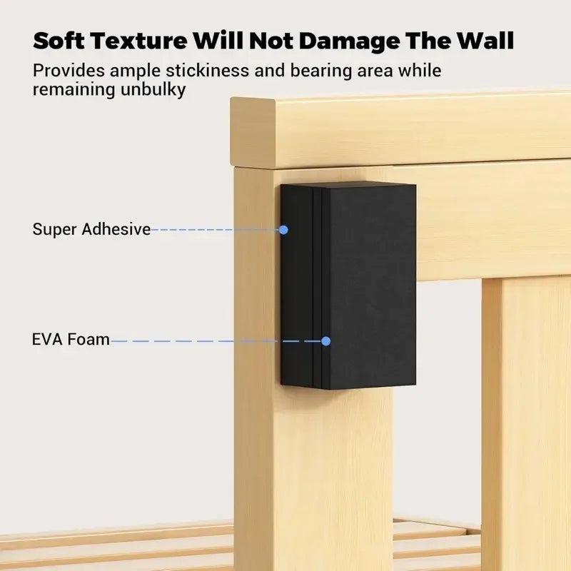 10pcs EVA Foam Double-sided Adhesive Wall Protector Is Suitable for Shock Protection of Sofa Bench Wall Anti Vibration Pads Oasis Select