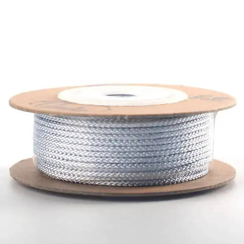 110meters 1mm Cotton Thread Hand Woven Cotton Wire/Cord/String/Rope for Braiding Bracelets Crafts Gift Box Packaging Oasis Select Silver Gray 601 1.0mm 11m