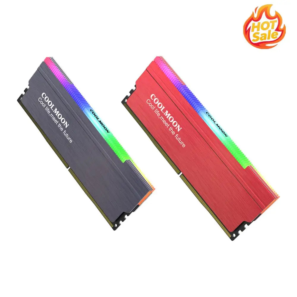 RAM Heatsink ARGB Memory Cooling Vest for Desktop Computer PC for COOLMOON CR-D134S for PC Components Essential Cooling Tools Oasis Select