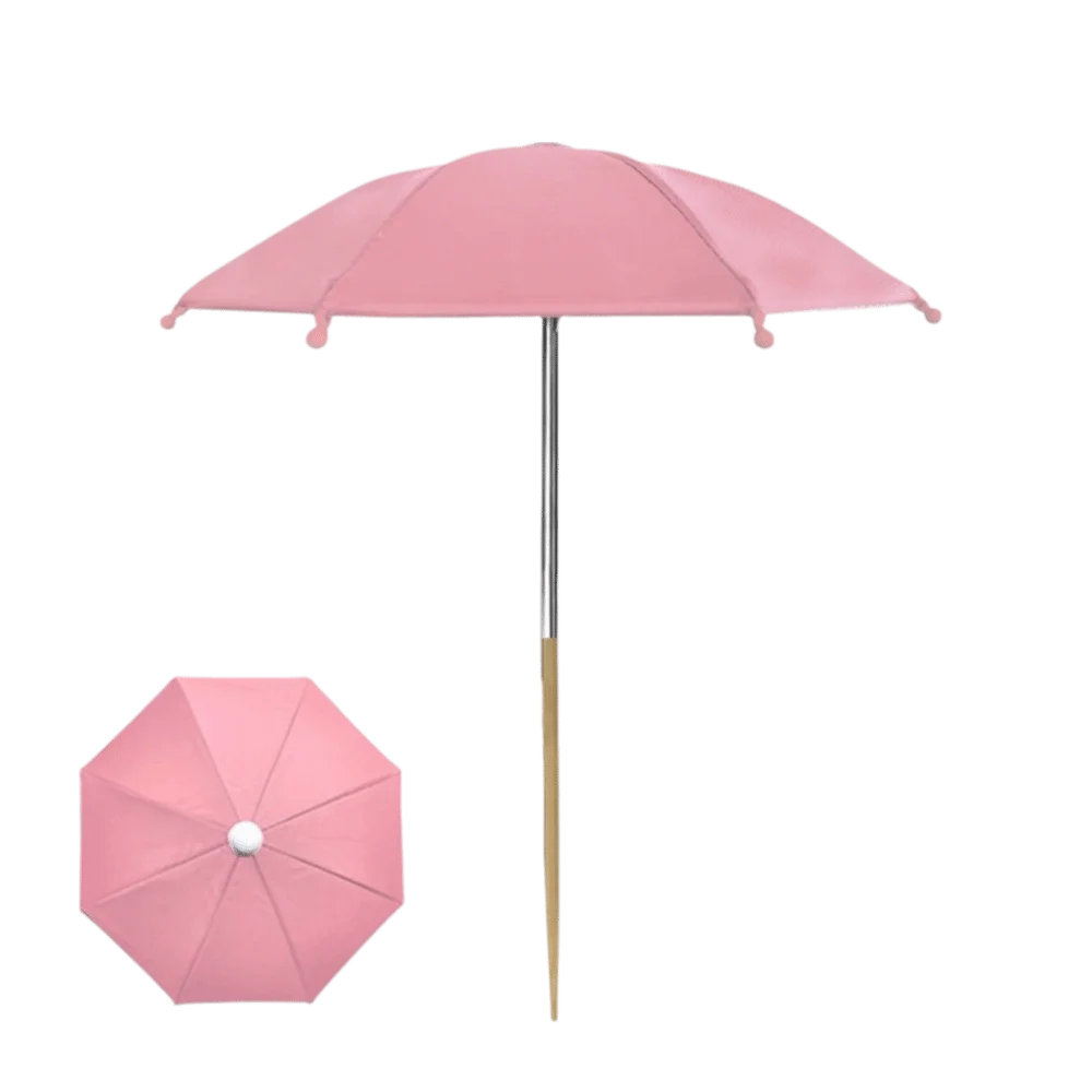 Detachable Plant Shade Umbrella UV Protection Weatherproof Plant Protecting Umbrella Decorative Garden Umbrella Shade Balcony Oasis Select Pink