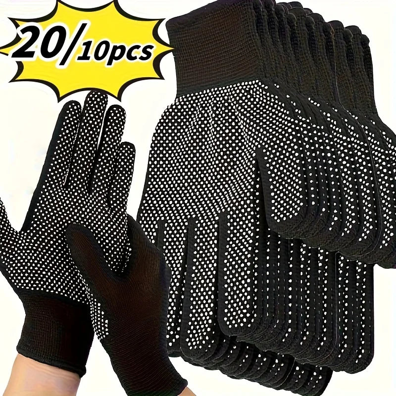 10/20PCS Heavy-duty Nylon Gloves - Lightweight Grip Texture, Suitable for Cycling, Fishing, Camping, Hunting Oasis Select