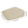 Car Seat Cushion Universal Wedge Car Seat Cushion Foam Truck Seat Cushion Wear-Resistant Short People Driver Seat Booster Oasis Select Beige 8CM