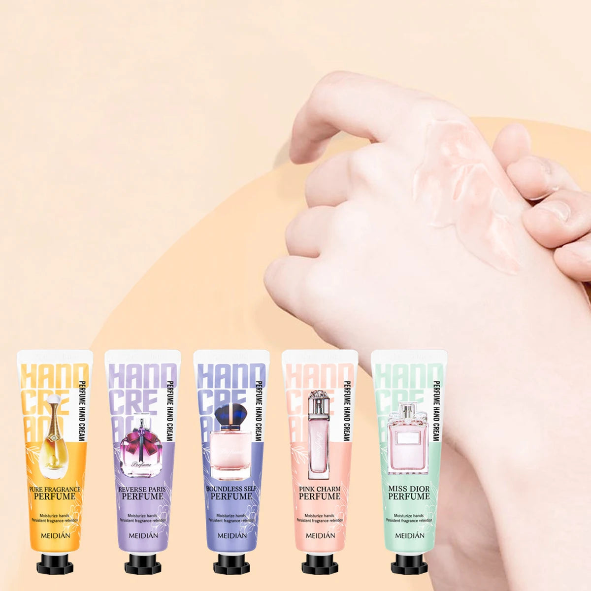 5-Pack Moisturizing Hand Cream Set – Hydrating & Fragrant Hand Cream Set Oasis Select 5PCS