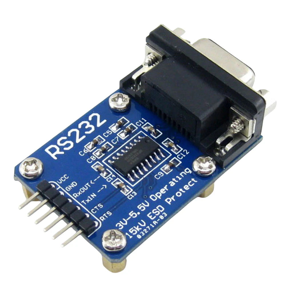 RS232 to TTL Converter Module – SP3232, DB9, ESD Protection Serial Converter Module Oasis Select