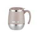 500ml Insulated Stainless Steel Coffee Mug with Lid, Double-Wall Vacuum Thermal Cup for Hot and Cold Drinks, for Home, Outdoor Oasis Select khaki 500ml