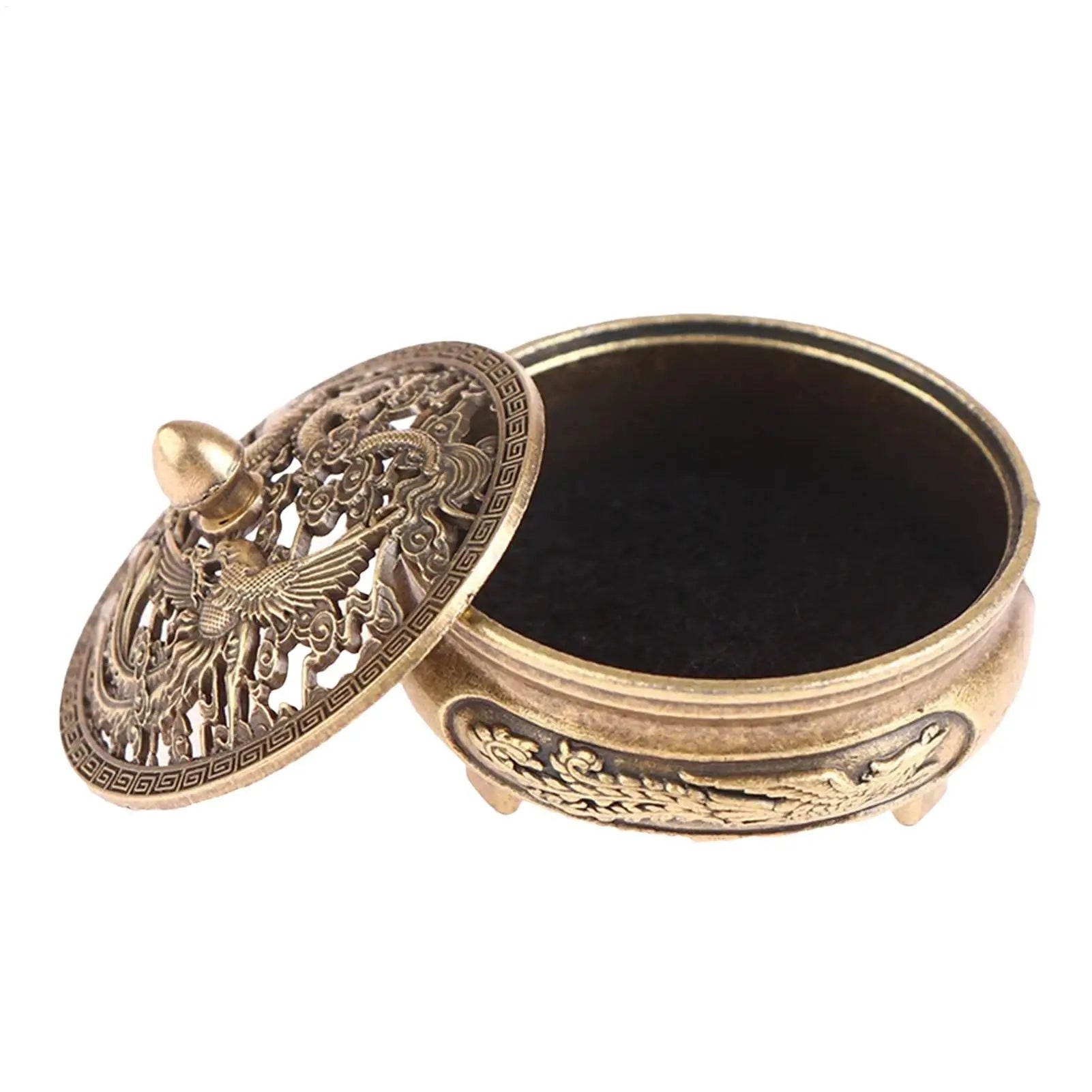 Incense Coil & Cone Burner with Detachable Lid | Desktop Décor